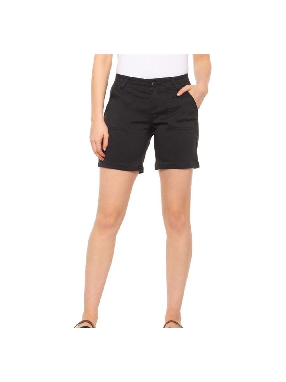 prAna Women's Black Olivia Shorts 7” inseam, size 2